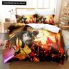 Sword Art Online Bedding Set 3D Anime Print Polyester Quilt Cover Pillowcases Queen King For Kids Gift Anime Duvet Cover Sets