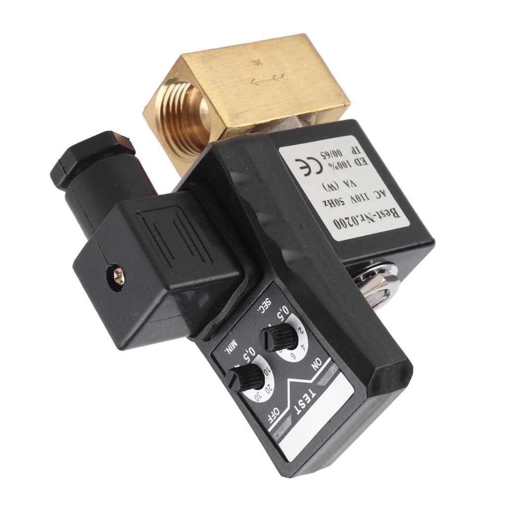 Electronic Timed Drain Valve Automatic Drain Valve for Air Compressor Drying Machine 110V