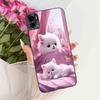 For Motorola Moto E22s 4G 6.5" Case Colorful Flower Cartoon Dragon Silicone TPU Black Cover For MOTO E22s E 22S 4G Phone Shell