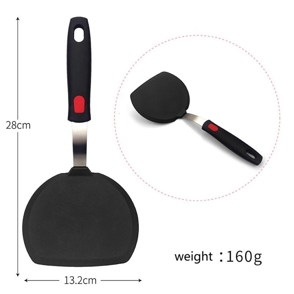 Silicone Spatula for Non Stick Pots High-temperature Resistant High Quality Stir Spring Steel Fry Spatula Tools Kitchen Utensils7