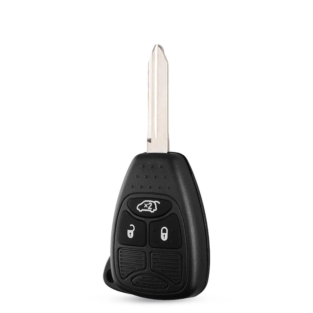 2/3/4-кнопочный пульт-заготовка с откидным лезвием для Chrysler Sebring Pacifica, Dodge Avenger Nitro, Jeep Wrangler Liberty