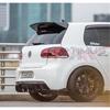 Задний спойлер-губа на крышу, крылышки-спойлер для Volkswagen VW Golf 6 MK6 VI GTI R20 2010-2013, ABS-пластик, задний спойлер-губа
