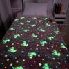 Glow In The Dark Blanket Unicorn Blanket Luminous Warm Flannel Blankets Bedroom Magic Blankets Super Cozy Plush Siesta Leisure Coverings