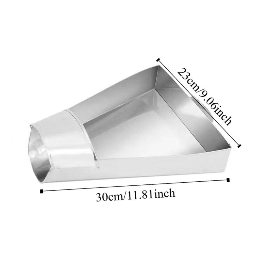 Cooking Tools Funnel Triangle Bucket with Handle Food Shovels French Fry Scoop Kitchen Tools