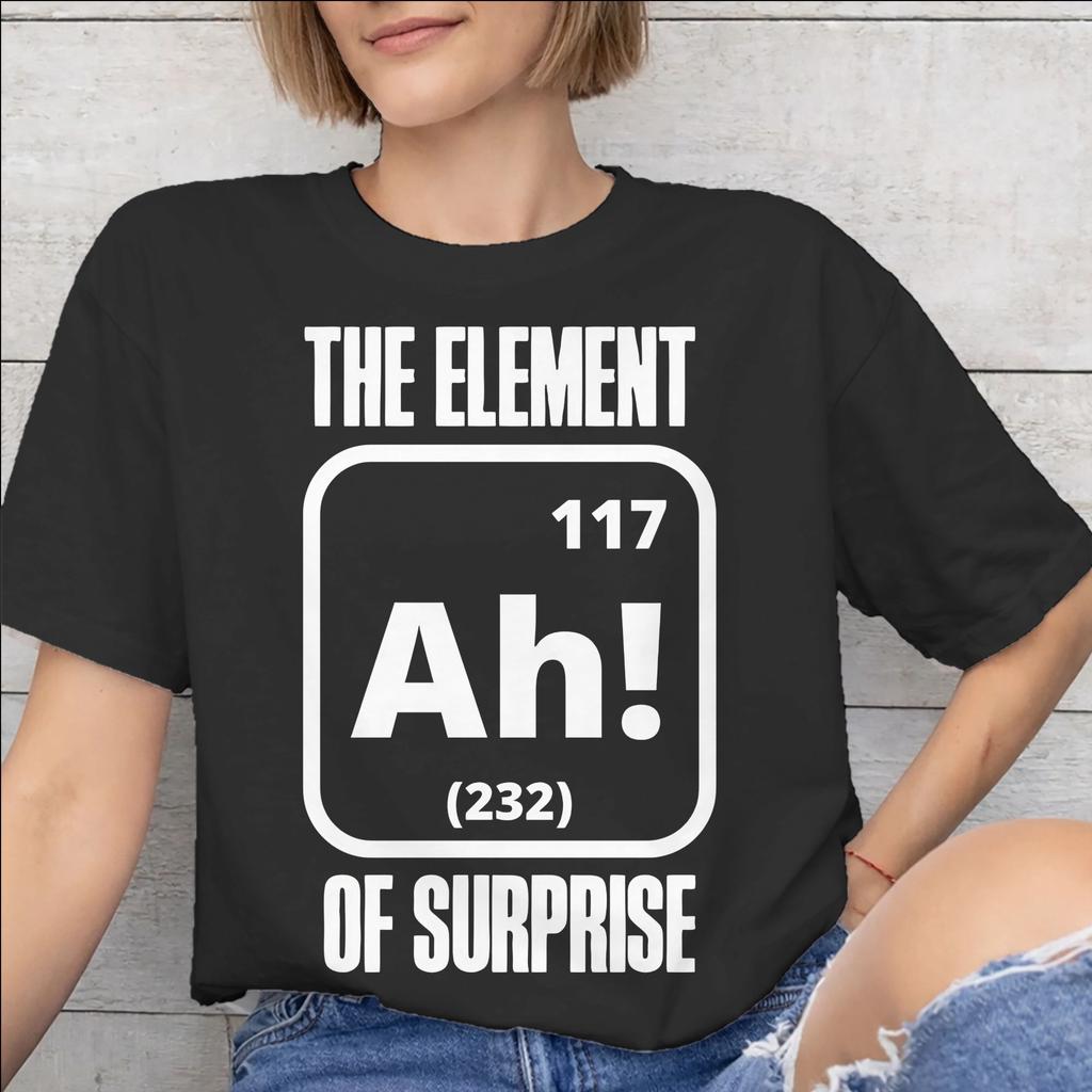 Ah The EleUnisext Of Surprise Tee Shirt for Unisex Unisex Printed T Shirts 100 Cotton Clothing
