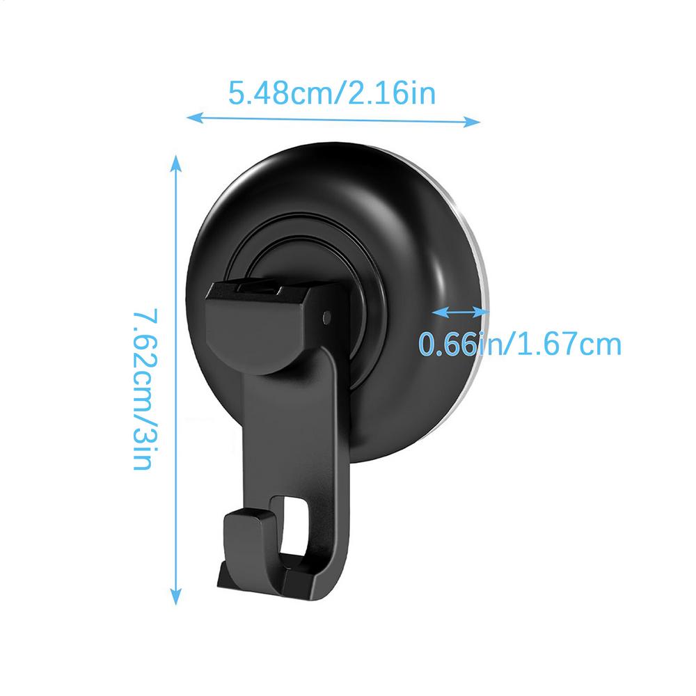 Heavy Duty Suction Cups Hooks 4pcs Waterproof No-Drill Storage Organizer Towel Hanger Bathroom Accessories for Wall Window Glass