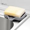 Мыльница, силиконовый поддон для раковины со сливным носиком, многоразовая, легко моющаяся, щетка для мытья столешницы, полка для хранения мыла, кухонный органайзер