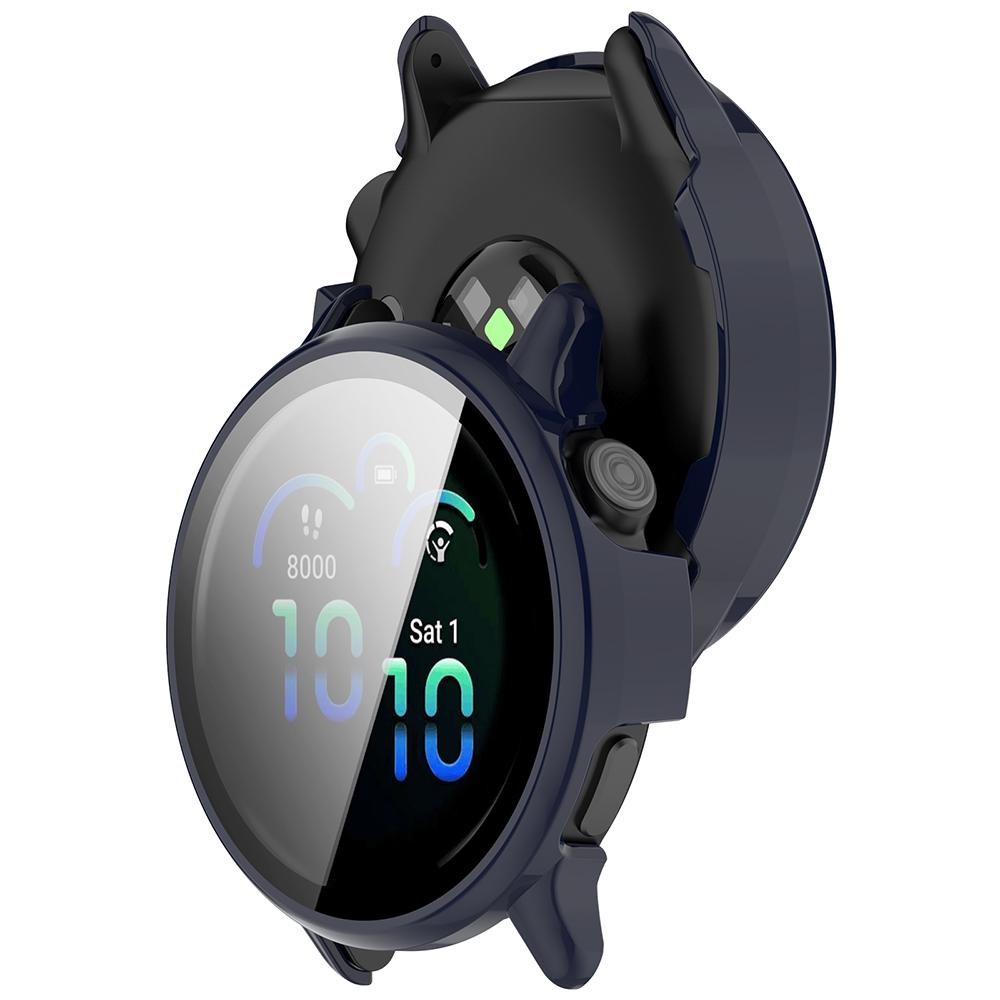 Защитный чехол для умных часов Garmin Vivoactive6 Ударопрочный ПК-чехол-защита /С закаленным стеклом Vivoactive 6