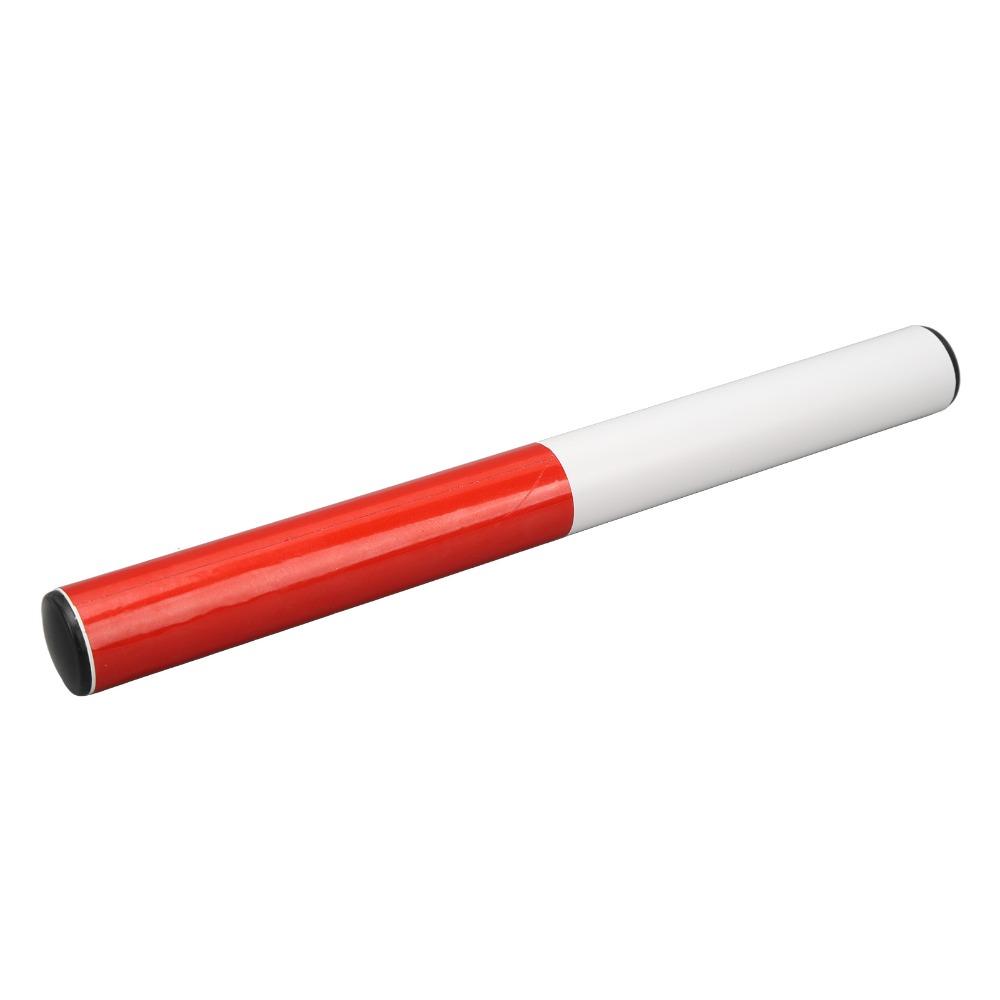 4PCS PVC Relay Baton Red and White Track and Field Baton Sports Running Baton  Field Race