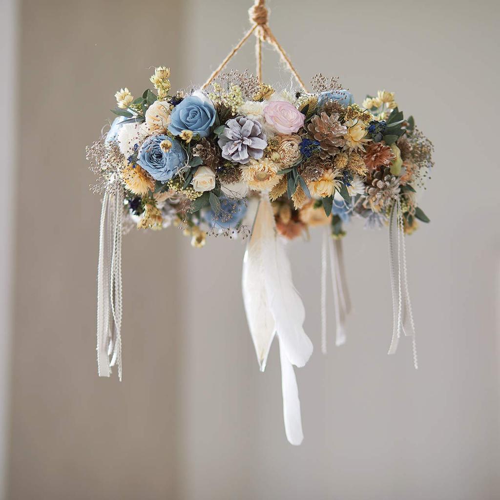 Daichi Farm Сделано в Японии Консервированный цветок Цинния Маленький диаметр цветка Примерно 12 цветков Красный 3,5-5 см