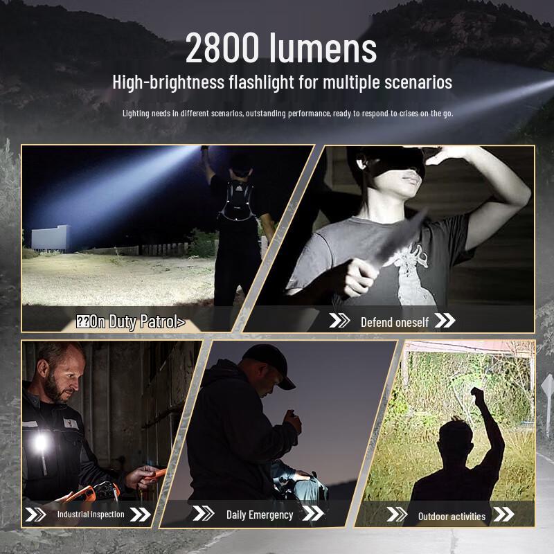 Sofirn SC28 2800 Lumen Rechargeable Flashlight