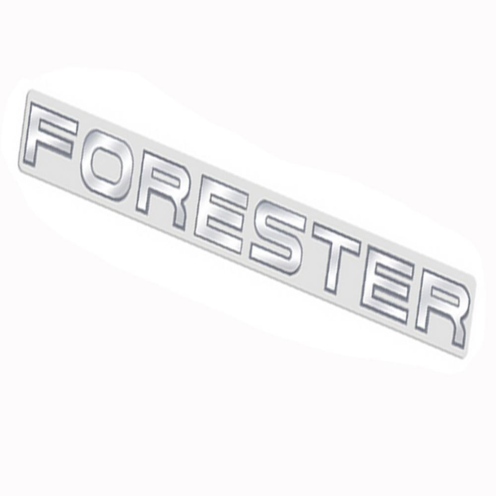 1 Piece For Subaru Forester Letter Rear Bumper Stickers Car Trunk Fender Sticker Rear Door Trunk Rear Logo Styling Accessories vg5