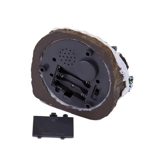 Рождественские украшения Иглу, Церковные фигурки с вращающимся поездом, Светодиодная подсветка, Музыкальная шкатулка, Декоративный праздничный декор, Праздничный подарок