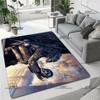 Square Flannel Predator Carpet Classic Sci-Fi Alien Movie Decorative Floor Mats Modern Home Living Room Rugs Bedroom Carpet