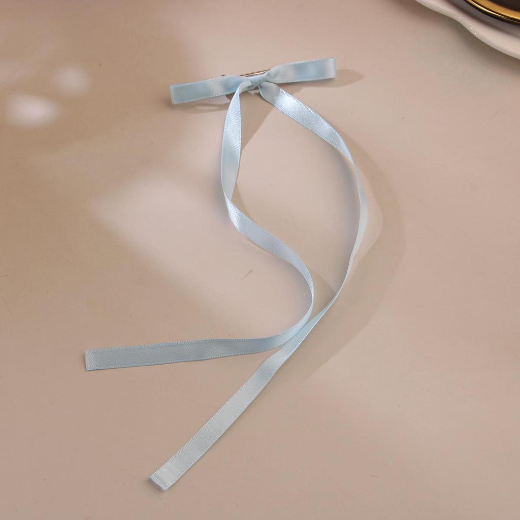 Заколка-уточка с бантом в балетном стиле 4 см: Дофаминовый Сладкий Плетеный Аксессуар для Волос