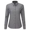 Womens/Ladies Chambray Organic Long-Sleeved Shirt