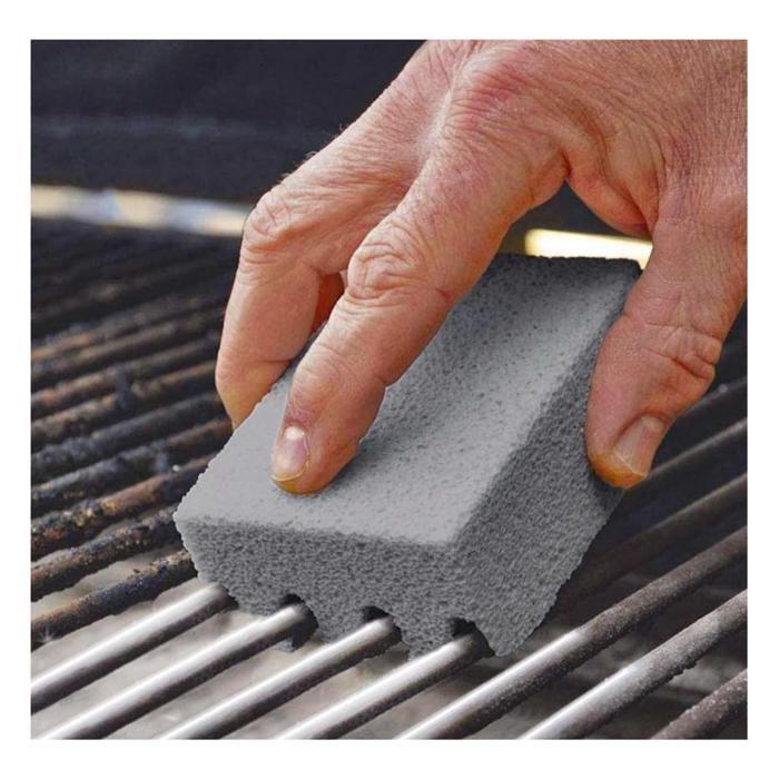 1 Pièces Pierre de Nettoyage pour Barbecue, Réutilisable Blocs Briques de Nettoyage, Bloc de Nettoyage de Pierre Ponce, Nettoyer