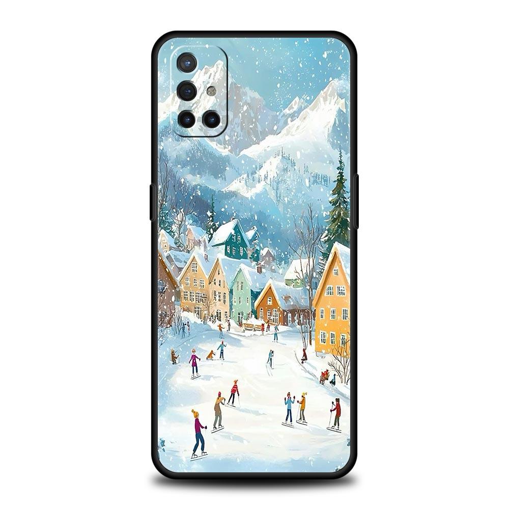 Мультяшный рождественский чехол для OnePlus 15 13 12 11 10 9 8 15T 13T 10T 7T Pro 13R 12R 9RT 8T Nord 4 N10 2T CE 2 3 5G