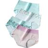 Cotton Women's Panties High Waist Underwear Breathable Cute Print Girls Briefs Plus Size M-5XL
