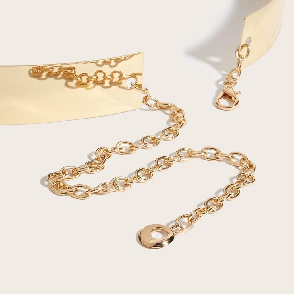 Gold Belt Metal With Lobster Clasp Extended Chain For Daily Fashion Accessory