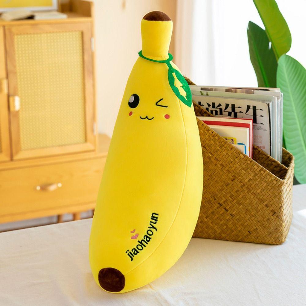 Stuffed Toys Plush Plants Fruit Plush Doll Banana Plush Toy Banana Stuffed Toys Fruit Plush Pillow