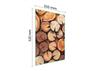 GLASS CUTTING BOARD 35x52 Wood