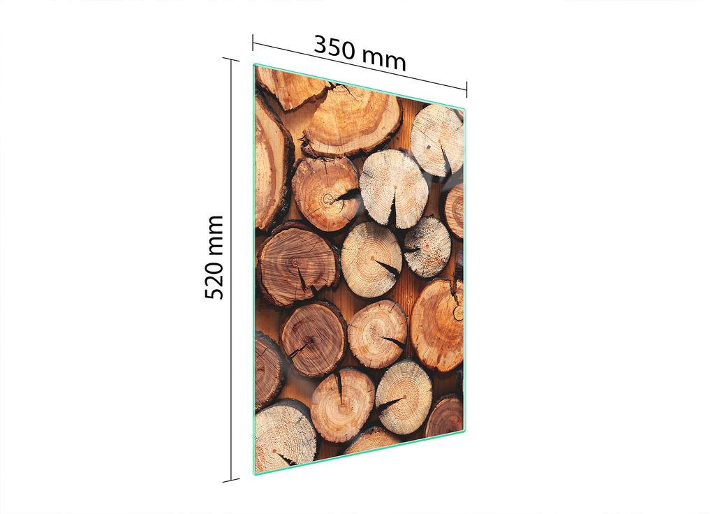 GLASS CUTTING BOARD 35x52 Wood