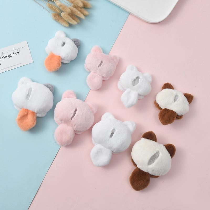 Пищащий плюшевый брелок-котенок: Милая мультяшная брошь-брелок с котенком