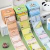 Sticky Notes Pull Out Roll Memo Pad Cartoon Cute Capybara Memo Pad Keypoint Marker