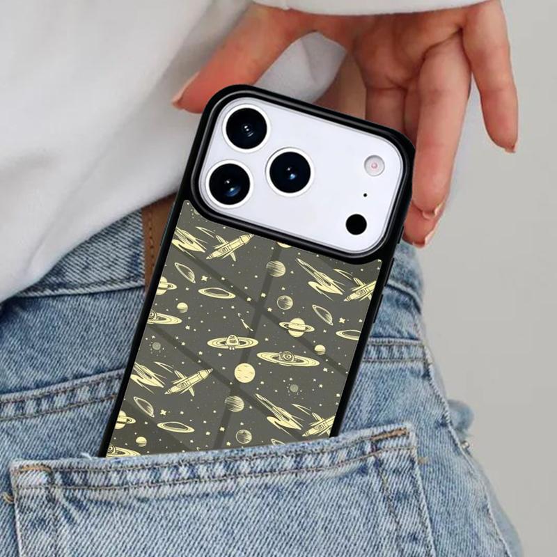 Чехол для телефона "Планеты и кометы" для iPhone 17ProMax 12 13 14 15 16e 17 Pro Max Plus Air Cover