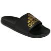 Adidas Кроссовки унисекс Adilette Comfort Slide Black Gold Metallic Core-Black GY1946