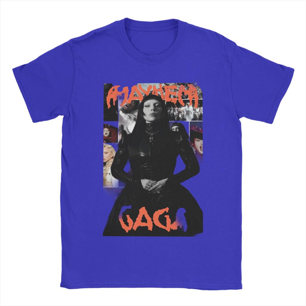 Футболка Lady Gaga для мужчин и женщин, альбом Mayhem, креативные футболки из чистого хлопка, с круглым вырезом, с коротким рукавом, одежда, подарок на день рождения