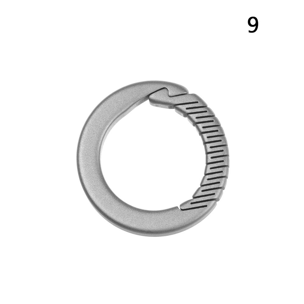 High-Quality Real Titanium Lettering Keychain Men Keychains Jewelry Holders EDC Key Rings