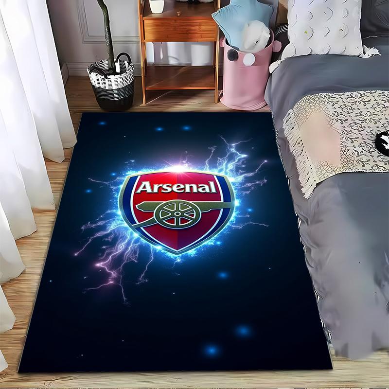 Arsenal Logo Designed floor mat, suitable as a non-slip mat for the living room or bedroom sofa