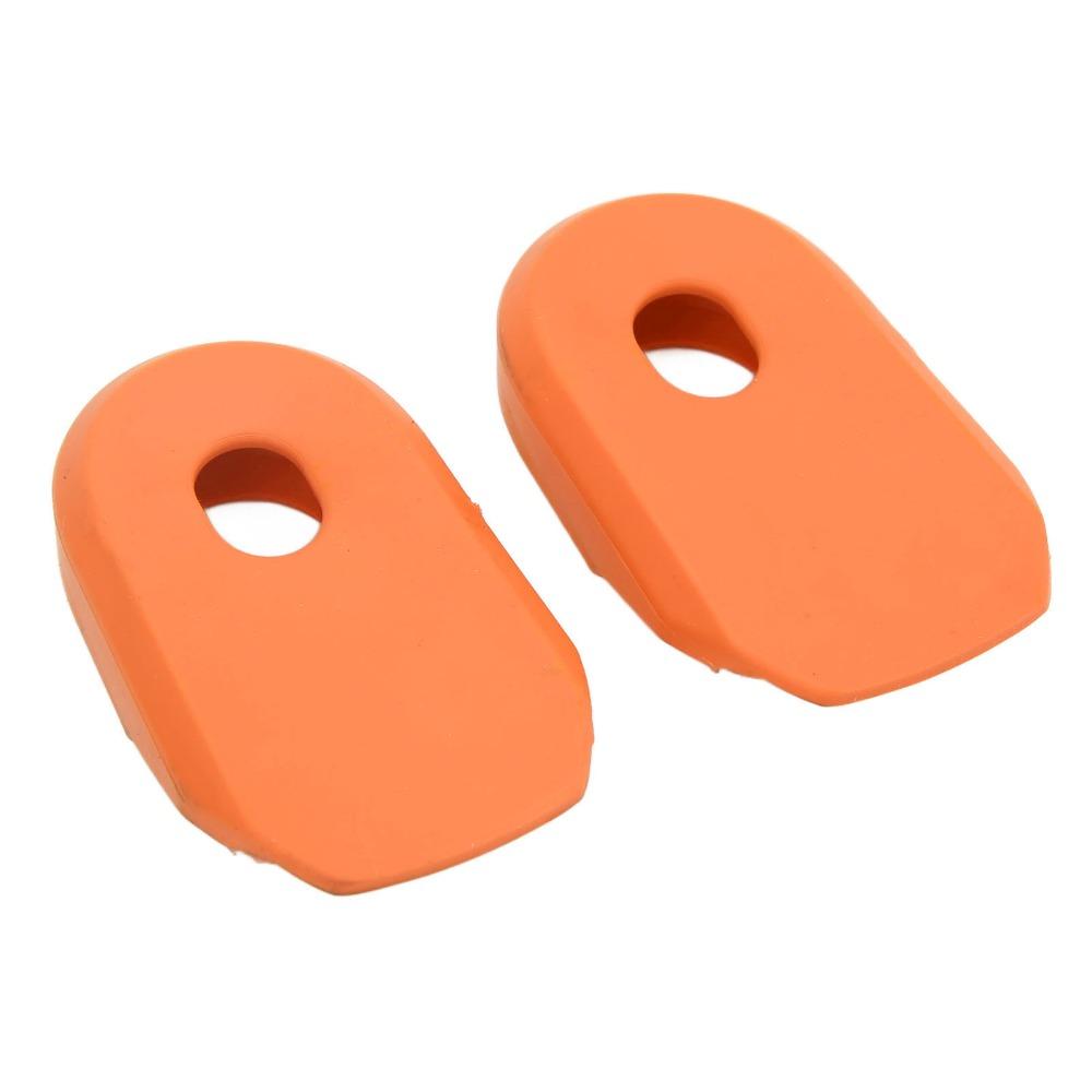 2PCS Anti-Friction Bicycle Crank Protector Soft Bike Crank Boot  For Mountain Bike,Road Bike
