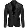 2024 Mens Suit Business Casual No Iron Single Button Split Collar Wedding Party Coat Slim Fit Office Blazer Blazersets