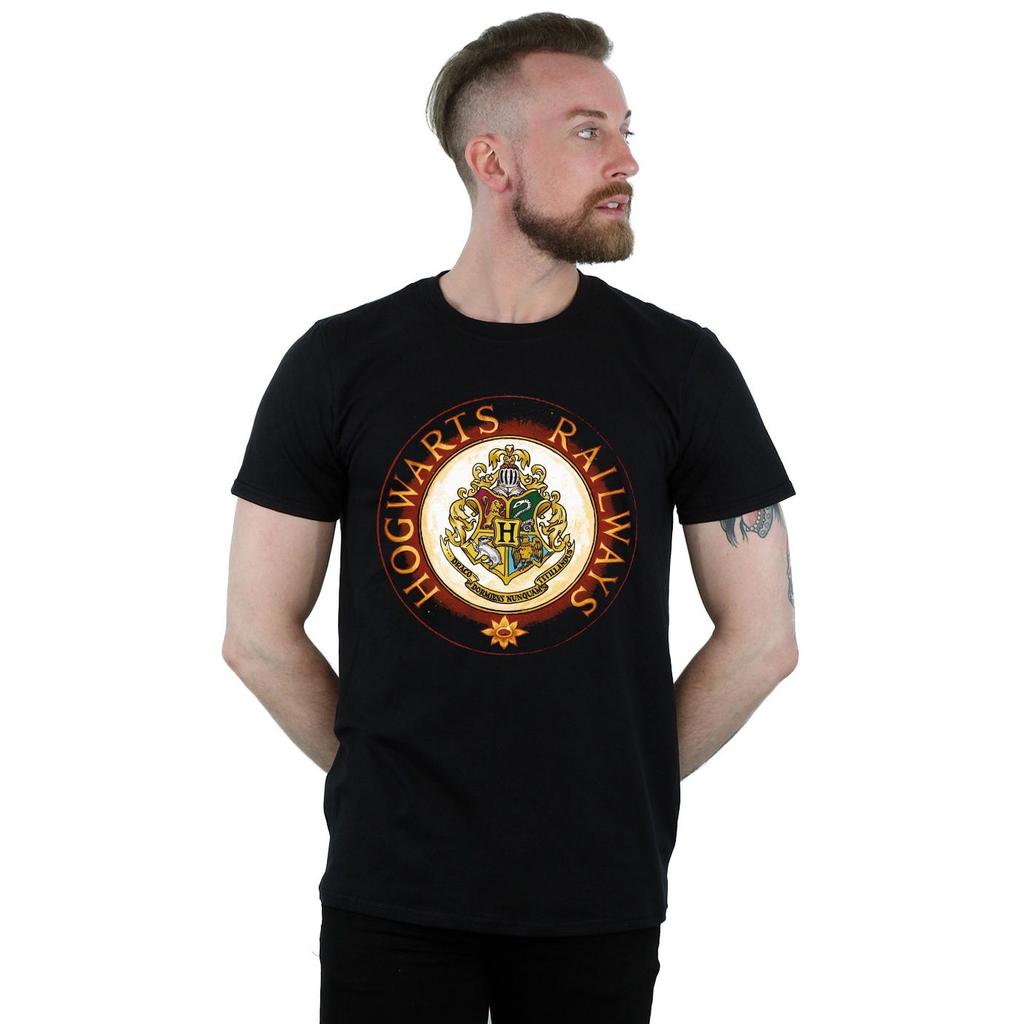 Harry Potter Mens Hogwarts Rail T-Shirt