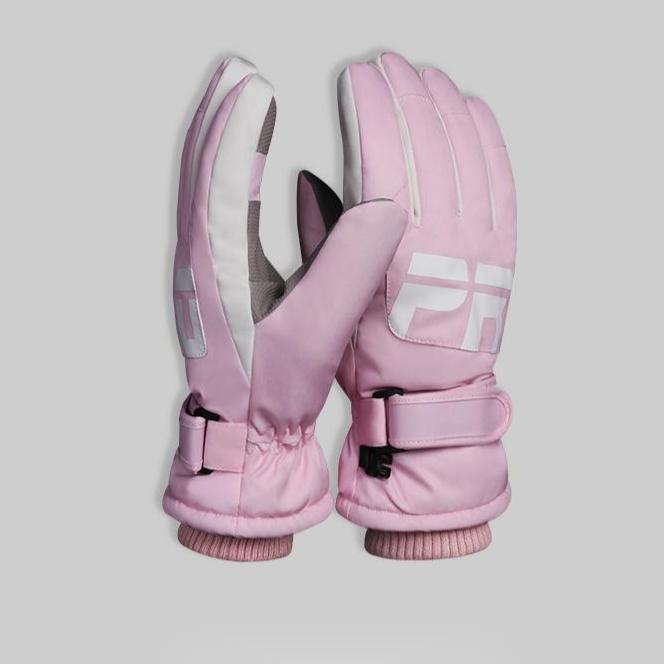 Ski Gloves for Men and Women Thermal Warm Snow Gloves Windproof Winter Gloves Breathable Snowboard Gloves Fleece Lining Outdoor Touchscreen Gloves