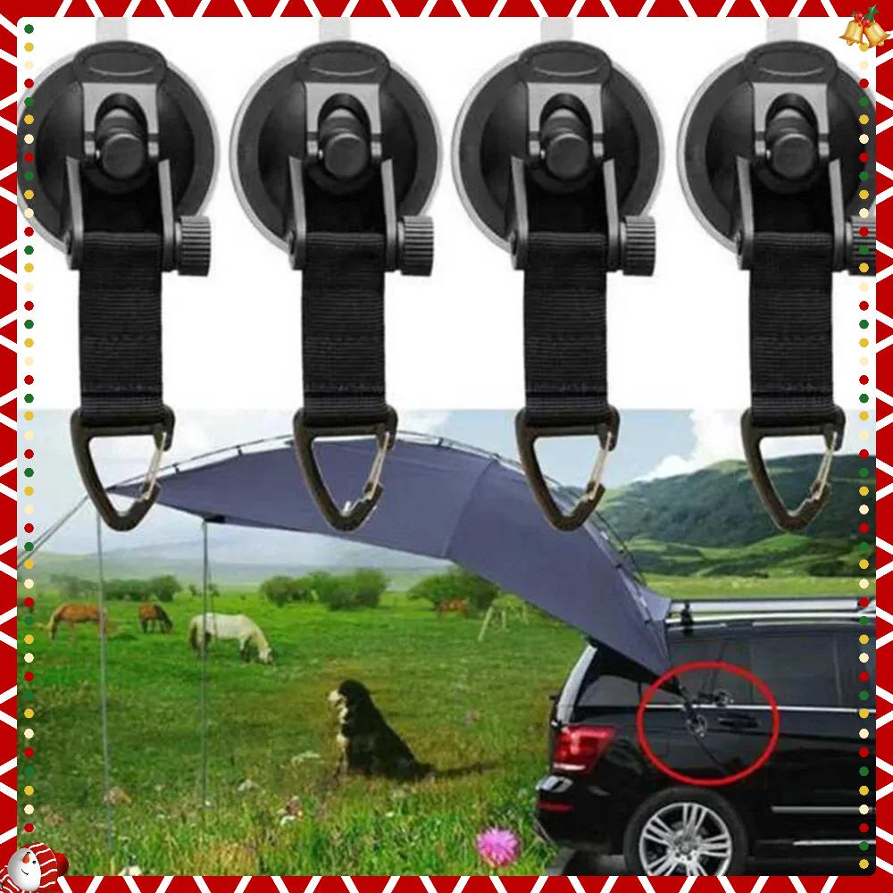 4 шт., присоски для автомобильной палатки, пряжка, боковые круглые/треугольные якоря для тента, присоски для палатки, якорь, крепежный крючок