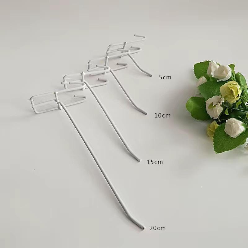 Стеллаж для хранения на рабочем столе из железной сетки с крючком для настенного дисплея