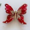 Handmade Christmas Butterfly Pendant With Clip Christmas Tree Pendant  Party Supplies