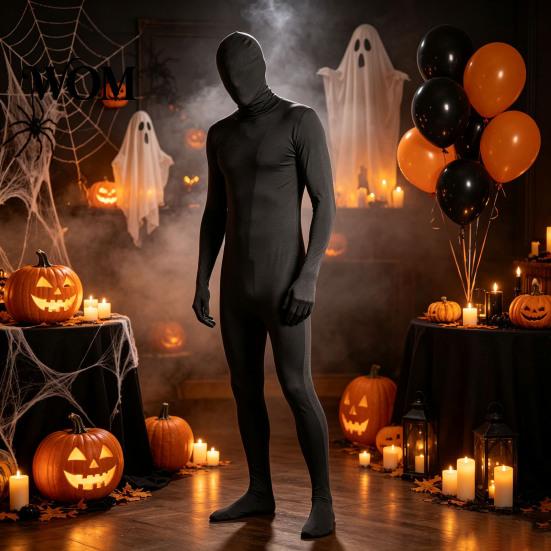 Unisex Zentai Suit Full Body Suit, Adults Halloween Party Cosplay Durable Spandex Outfit Bodysuit, Men Women Stretchy Unitard Costume Lightweight