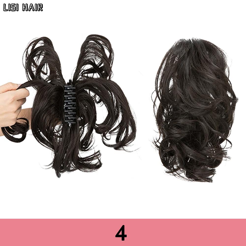 Накладной хвостик с зажимом для волос в виде конского хвоста, натуральный волнистый синтетический шиньон для женщин на каждый день