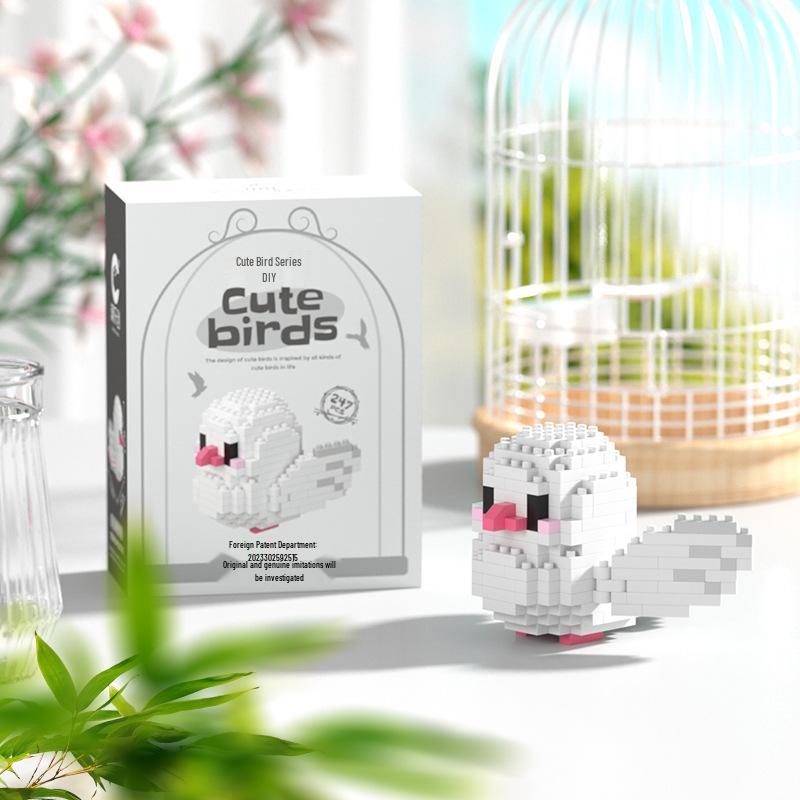 Совместимые оригинальные образовательные строительные блоки Lego для детей в виде птицы ара