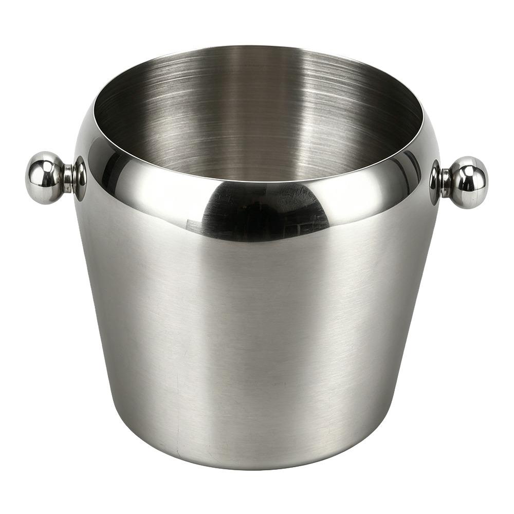 Rustproof Wine Chiller Stainless Steel Beverage Tub Insulated Champagne Bucket Home