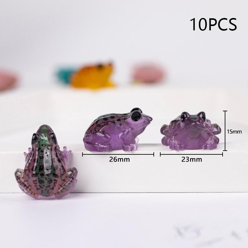 10 шт. серебристые миниатюры кукольных домиков лягушек, милый сказочный садовый гном, мох, террариум, декор, поделки, бонсай, товары для творчества, фигурка