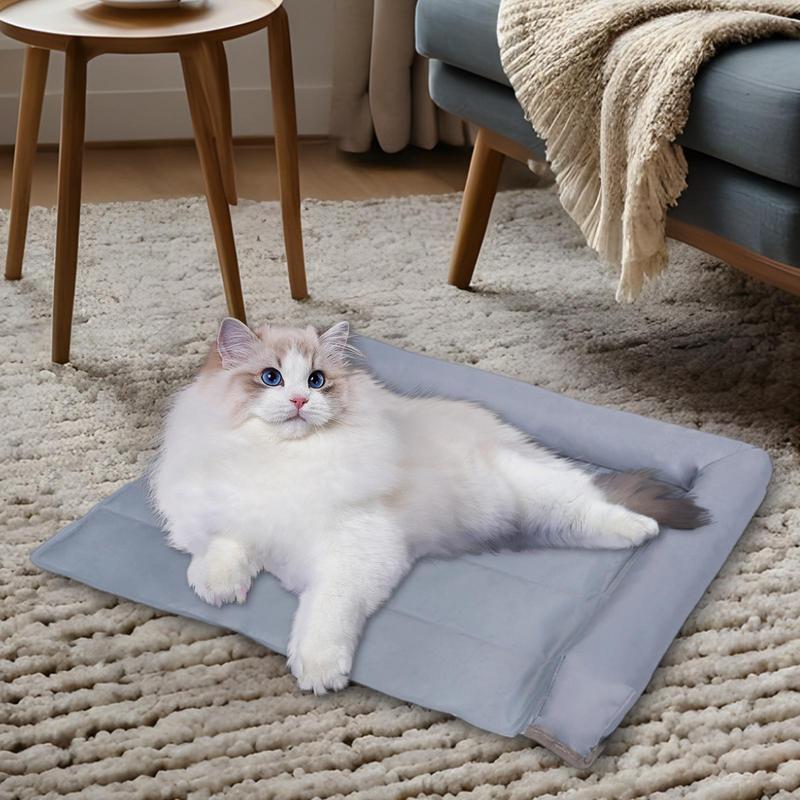 Охлаждающий коврик для собаки, лежанка для щенка, уютный коврик, дышащая подушка для сна кошки, холодная гелевая кровать для щенка в жаркую погоду для сада, заднего двора