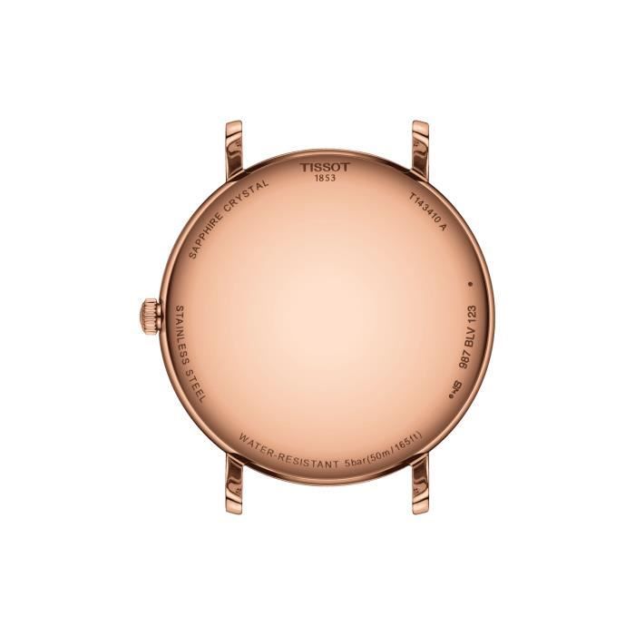 Montre - TISSOT - Everytime Gent - 40mm - Quartz - Acier PVD or - Chic