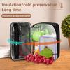 Insulated Lunch Bag for Adults Kids 3.2L Compact Oxford Fabric Thermal Tote Portable Leakproof Food Container Carrier for Office School Picnics