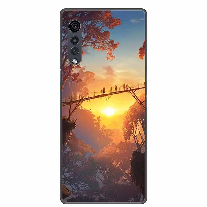 Для LG Velvet Чехол Черный Силиконовый Мягкий ТПУ Задняя Крышка Чехол Для LG Velvet2 Pro Funda Для LG Velvet 5G LM-G900EM Бампер Coque Capa